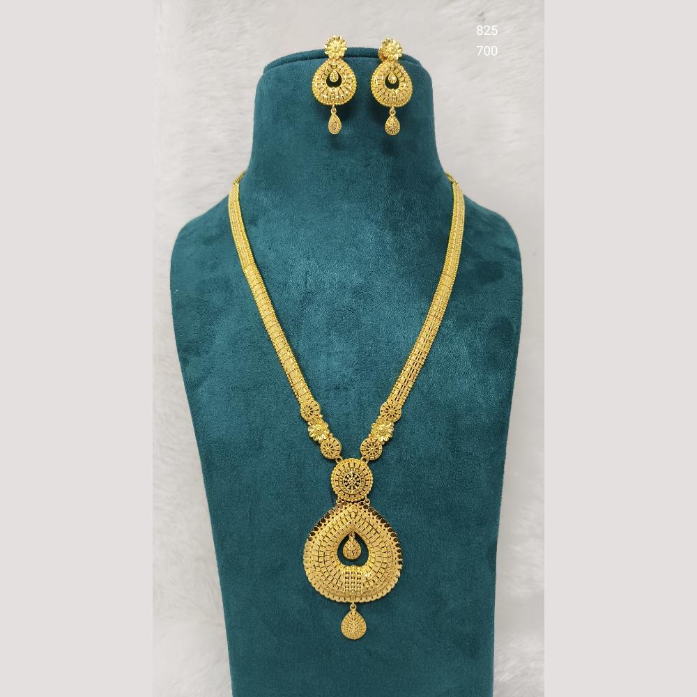 Pari Art Jewellery Meenakari long Necklace Set for Women