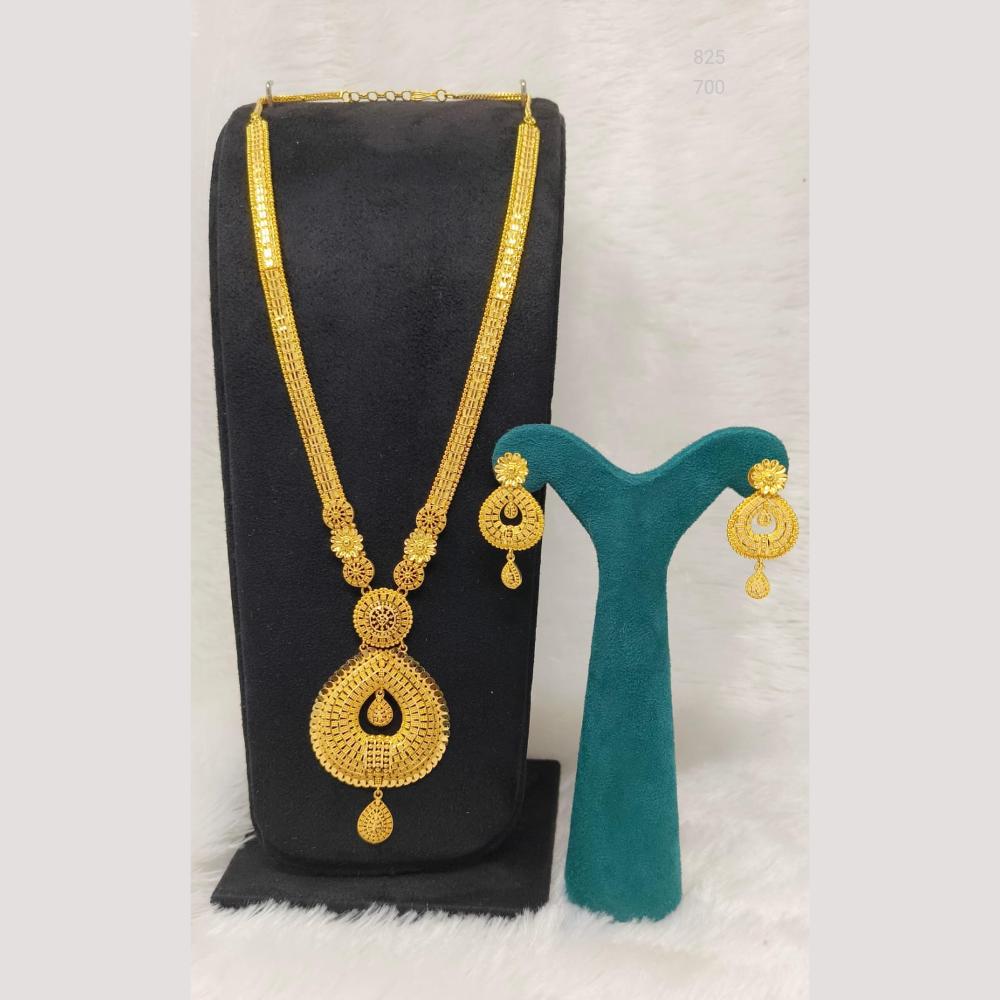 Pari Art Jewellery Meenakari long Necklace Set for Women