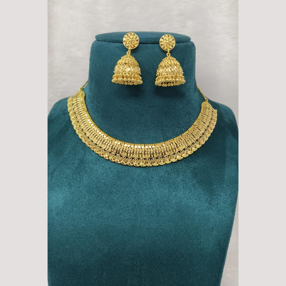 Pari Art Jewellery Lightweight Forming Gold Necklace Set