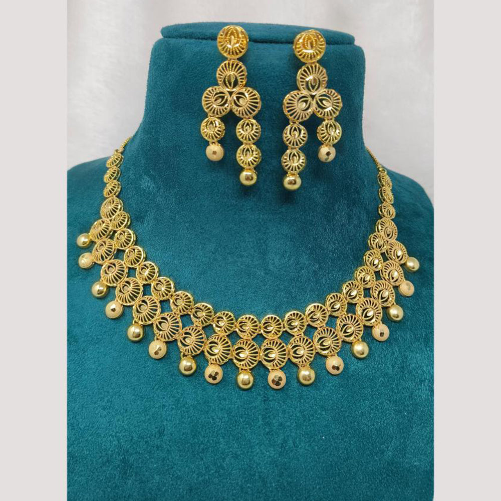 Pari Art Jewellery Classic Gold-Toned Forming Necklace Set