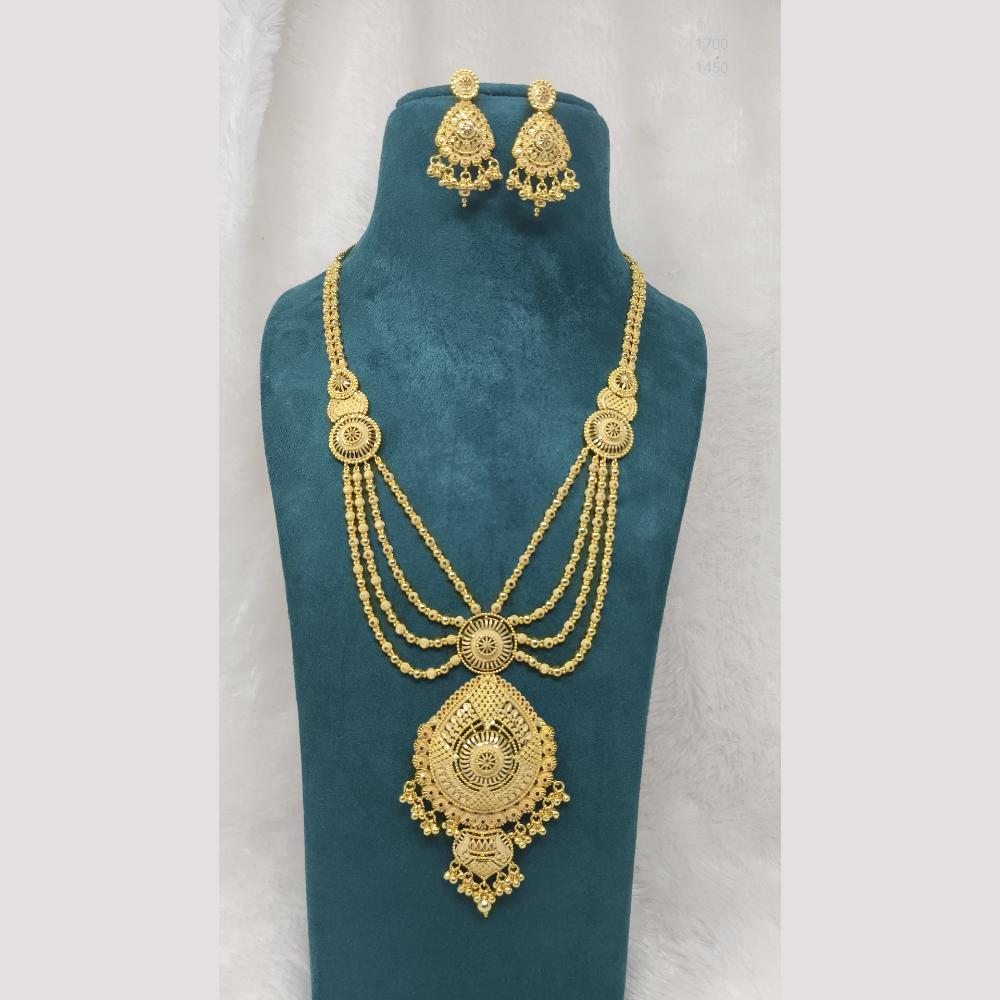 Pari Art Jewellery Classic Multi-Chain Layer Forming Necklace for Occasions