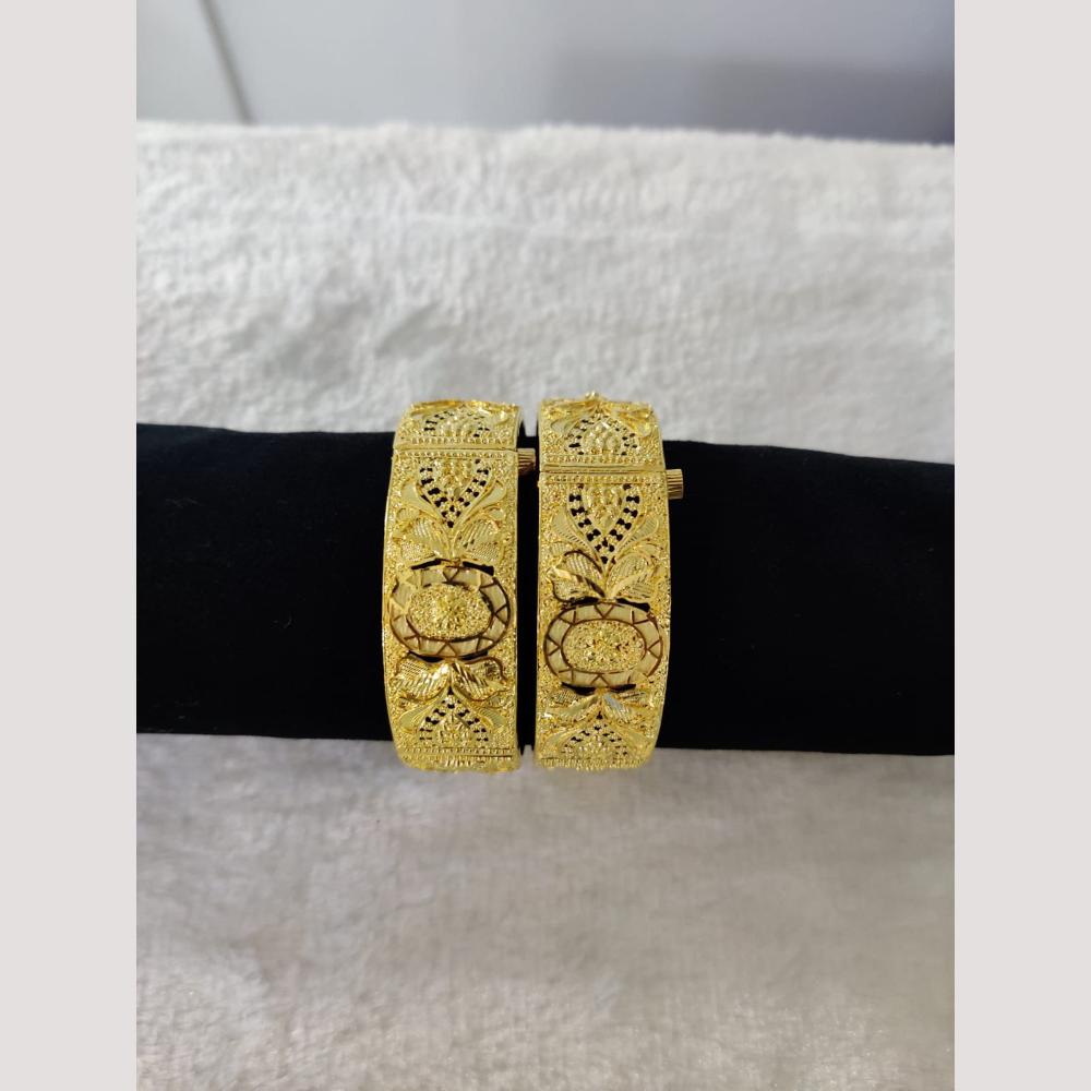 Pari Art Jewellery Ethnic Openable Forming Bangles for Women