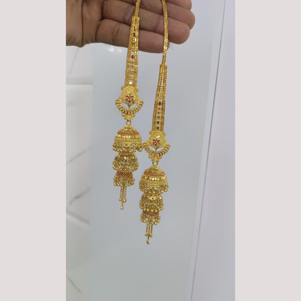 Pari Art Jewellery Forming Heavy Look Triple Layered Forming Jhumki
