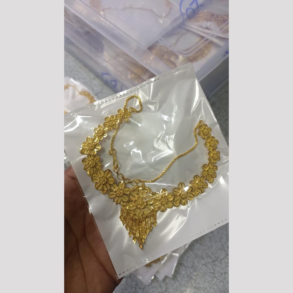 Pari Art Jewellery Golden Grace Etnic Forming Necklace Set