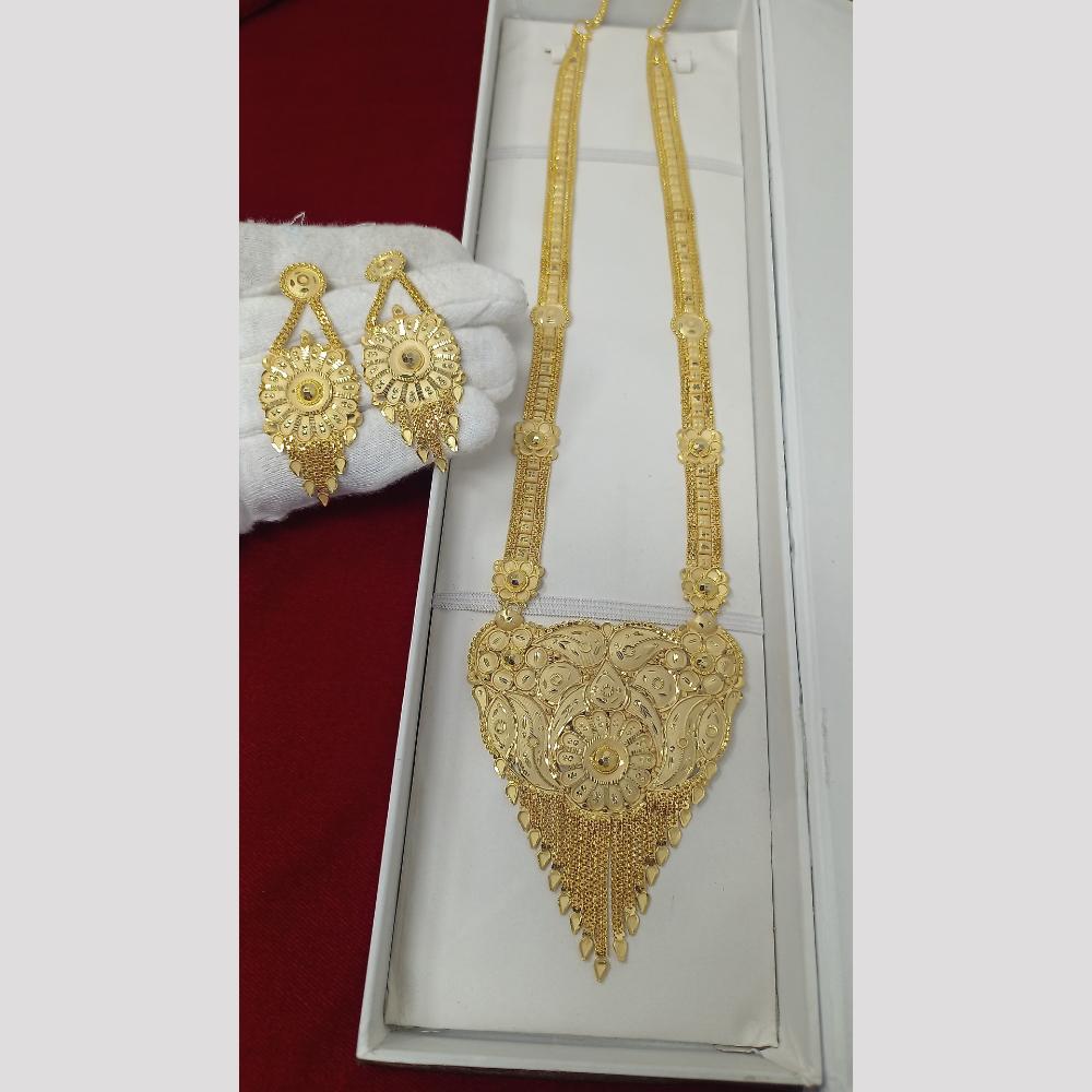 Pari Art Jewellery Shringar Sutra Elegant Forming Gold Long  Necklace Set