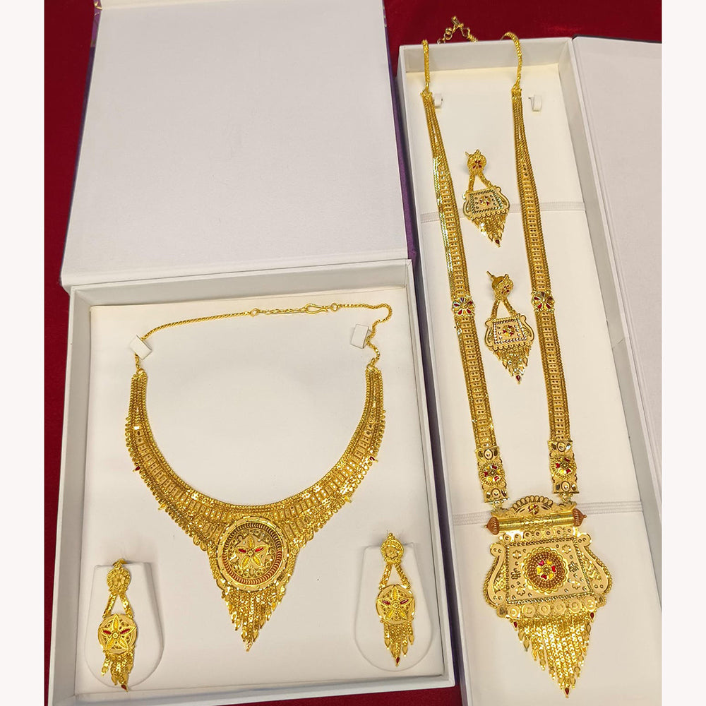 Pari Art Jewellery Designer Forming Necklace Combo Set