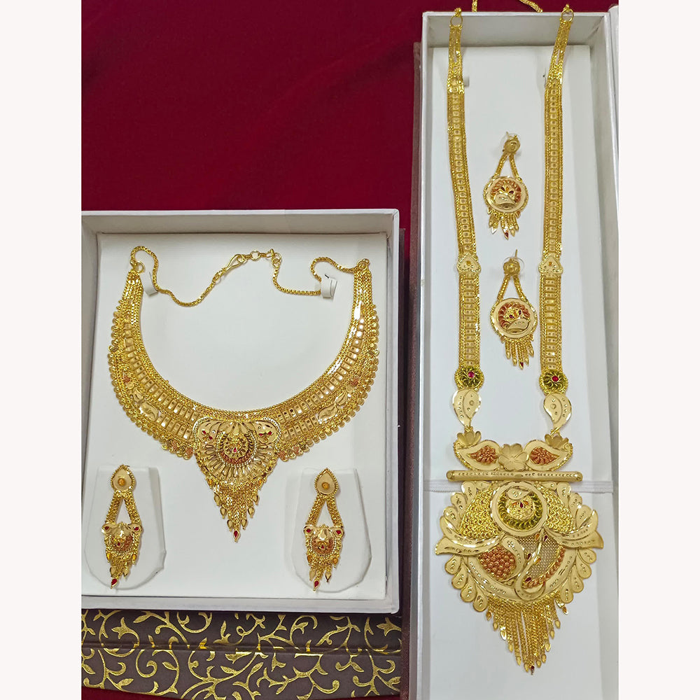 Pari Art Jewellery Designer Forming Necklace Combo Set