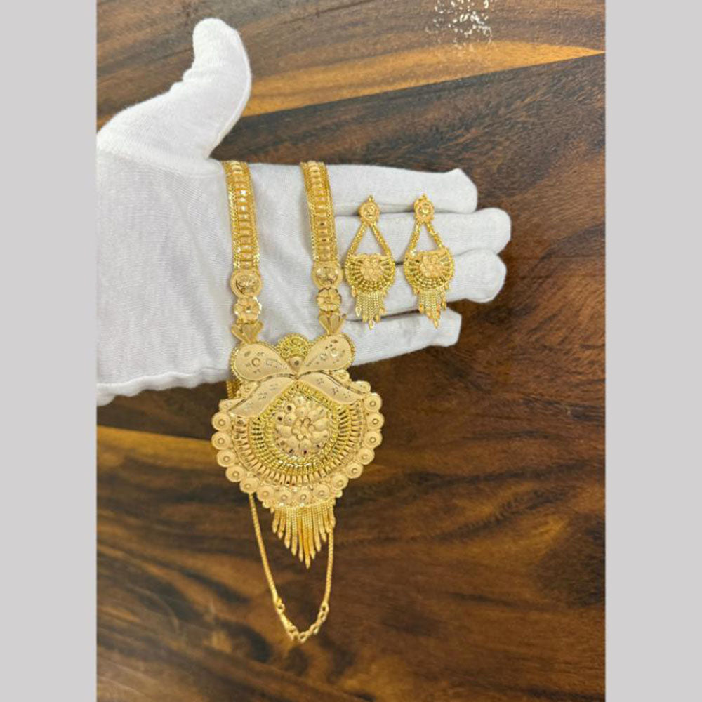 Pari Art Jewellery Royal Forming Long Necklace Set