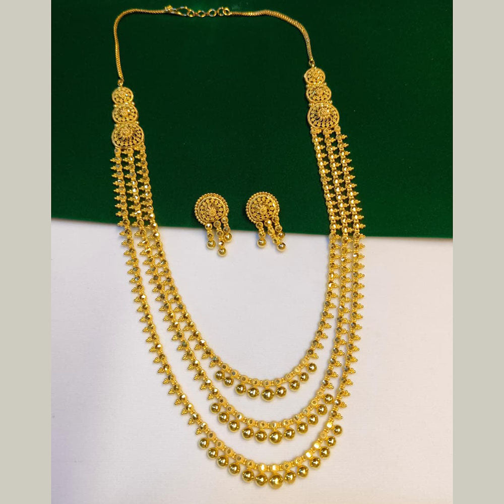 Pari Art Jewellery Royal Style Forming Long Necklace Set