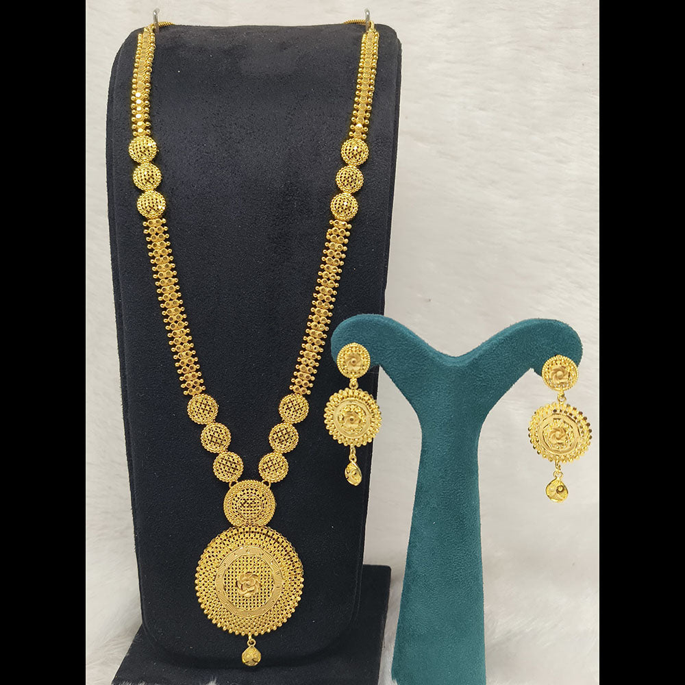 Pari Art Jewellery Royal Style Forming Long Necklace Set