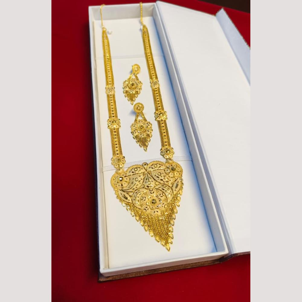 Pari Art Jewellery Royal Style Forming Long Necklace Set