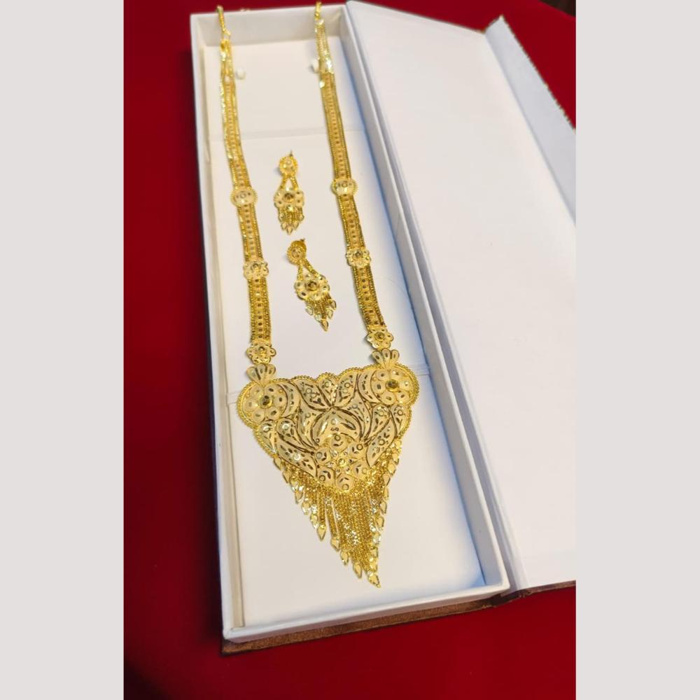 Pari Art Jewellery Royal Style Forming Long Necklace Set
