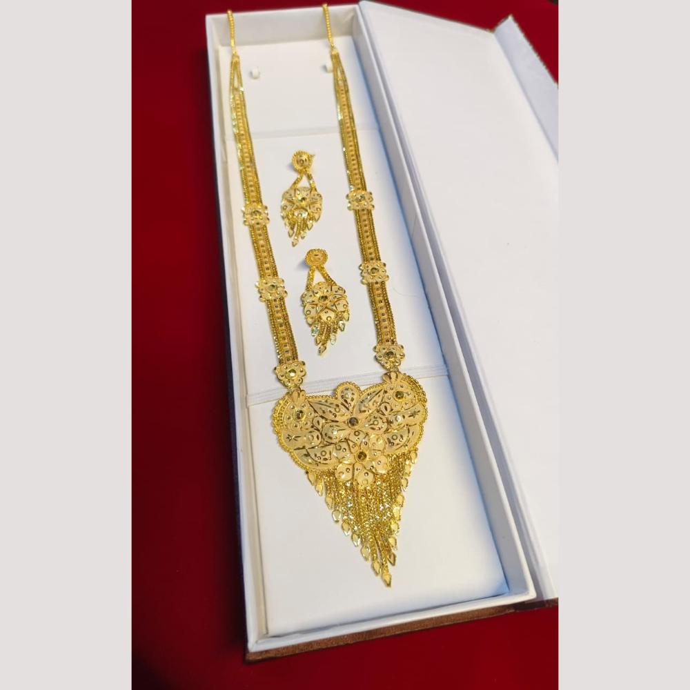 Pari Art Jewellery Royal Style Forming Long Necklace Set
