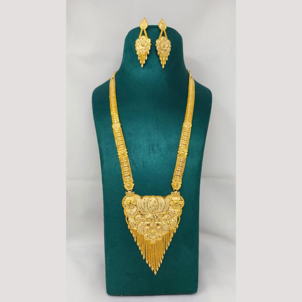 Pari Art Jewellery Royal Style Forming Long Necklace Set