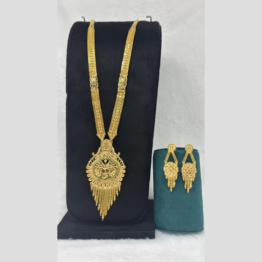 Pari Art Jewellery Royal Style Forming Long Necklace Set
