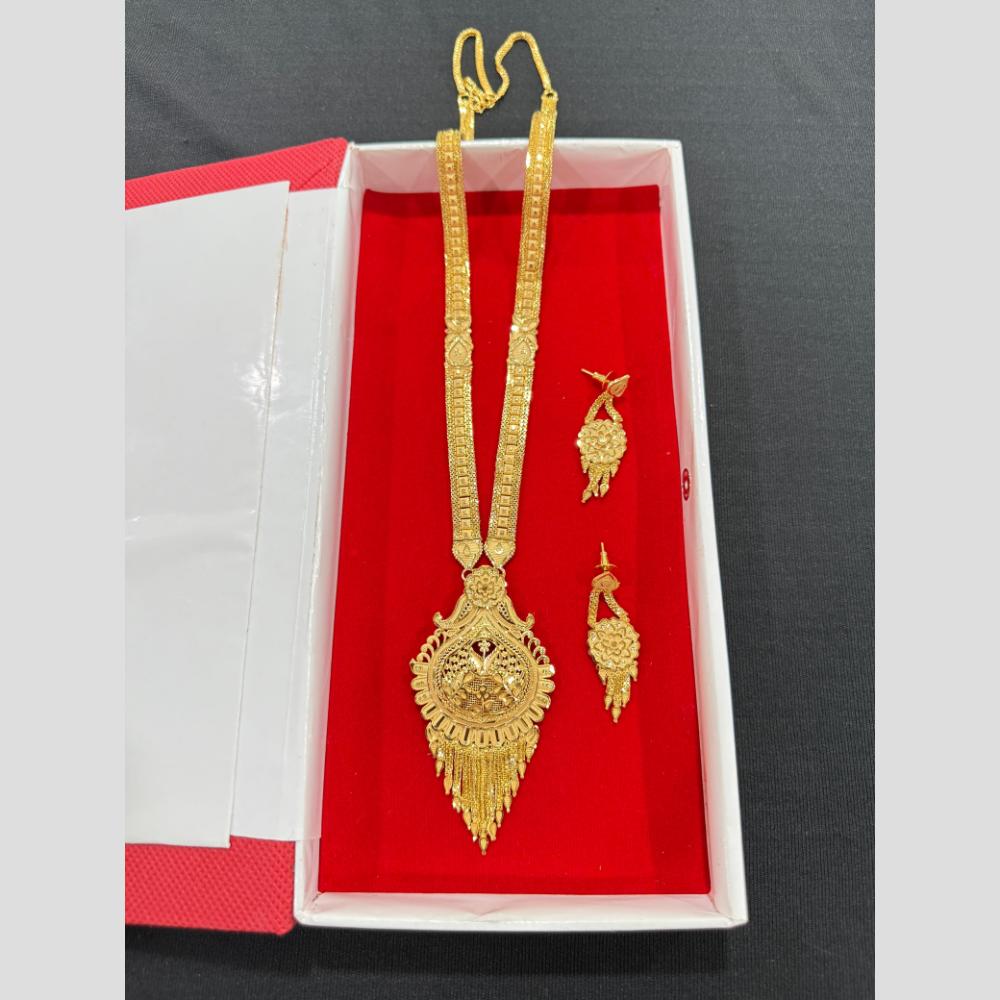 Pari Art Jewellery Royal Style Forming Long Necklace Set