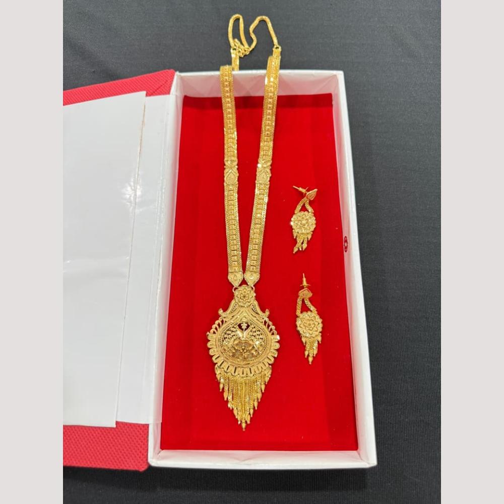 Pari Art Jewellery Royal Forming Designer Long Necklace Set