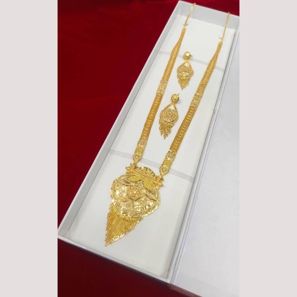 Pari Art Jewellery Royal Forming Designer Long Necklace Set