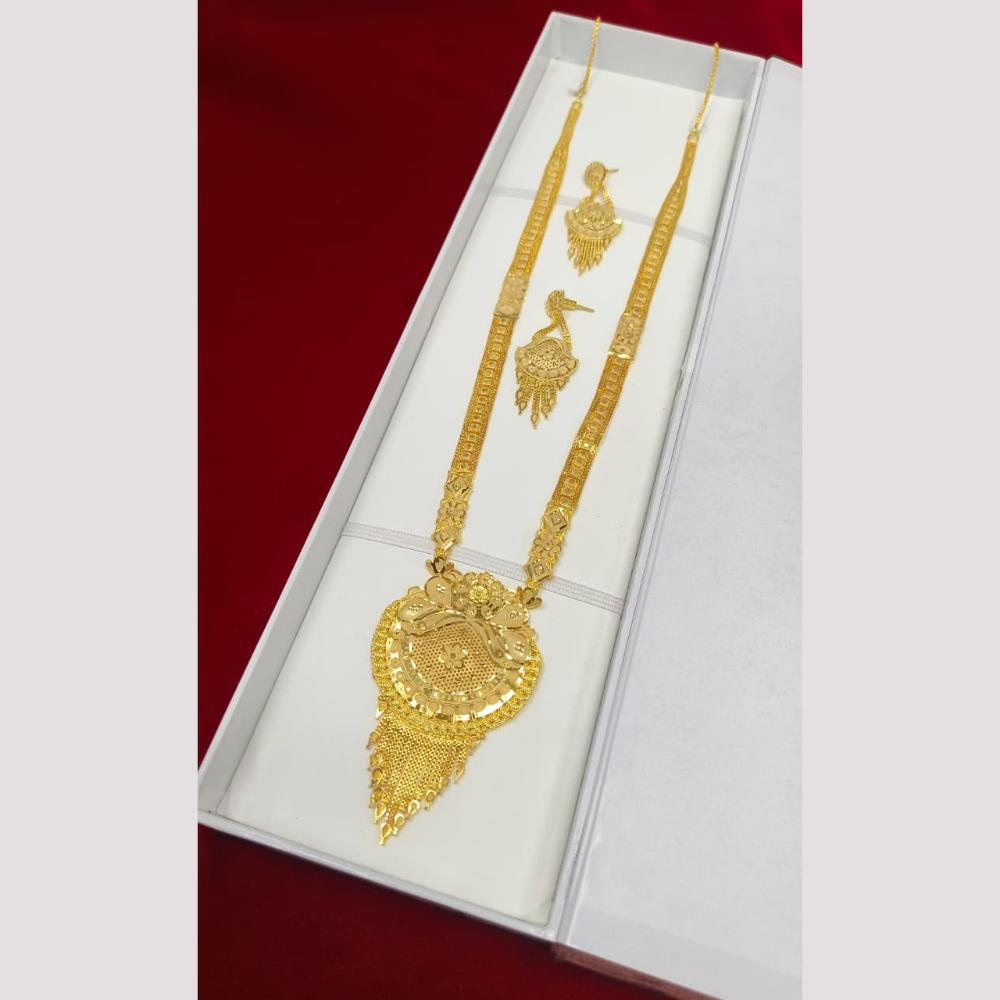 Pari Art Jewellery Royal Forming Designer Long Necklace Set