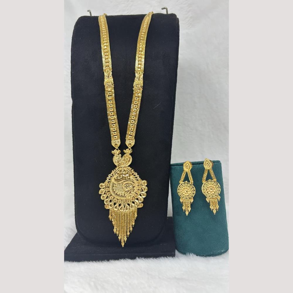 Pari Art Jewellery Royal Forming Designer Long Necklace Set (Copy)