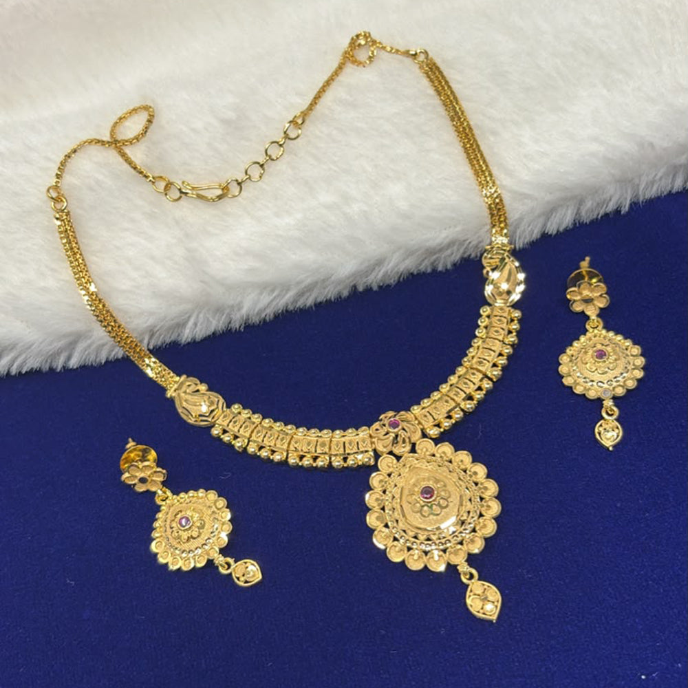 Pari Art Jewellery Royal Forming Designer Necklace Set