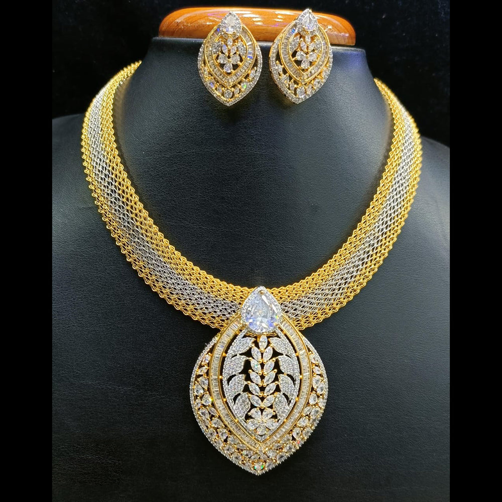 Jain Jewellers Luxury American Diamond Jewellery Set for Women