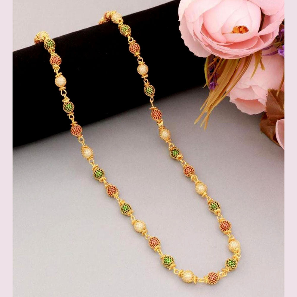 Kavita Art Gold Plated Beads Mala