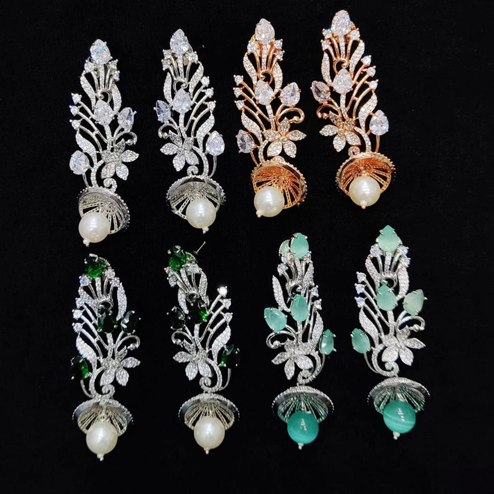 Kavita Art American Diamonds Dangler Earrings