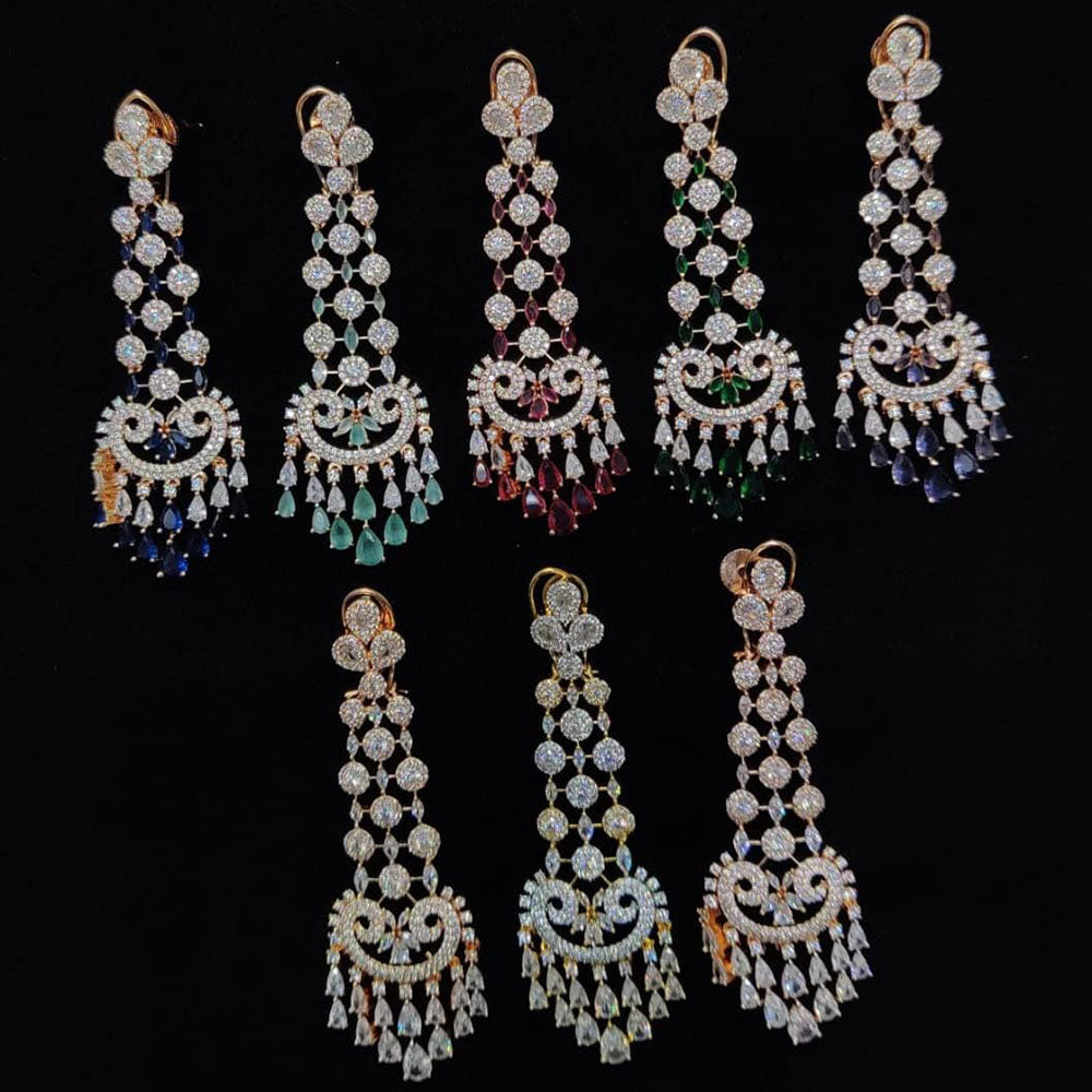 Kavita Art American Diamonds Dangler Earrings
