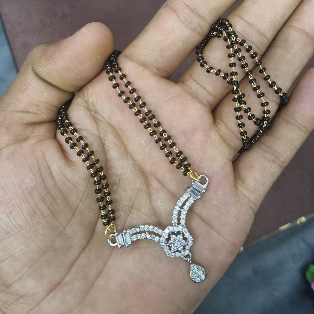 Kavita Art Gold Plated AD Manglasutra