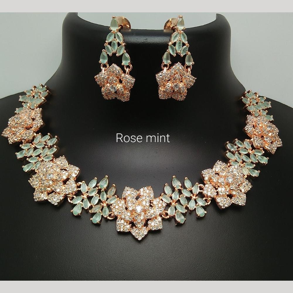 Kavita Art American Diamond Necklace Set