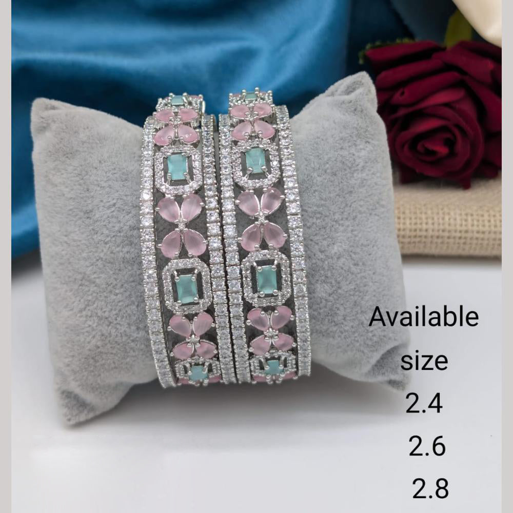 Kavita Art Silver Plated American Diamond Trendy & Chic Wristwear