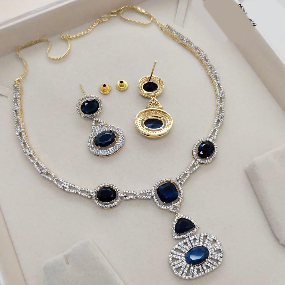 Kavita Art American Diamond Necklace Set