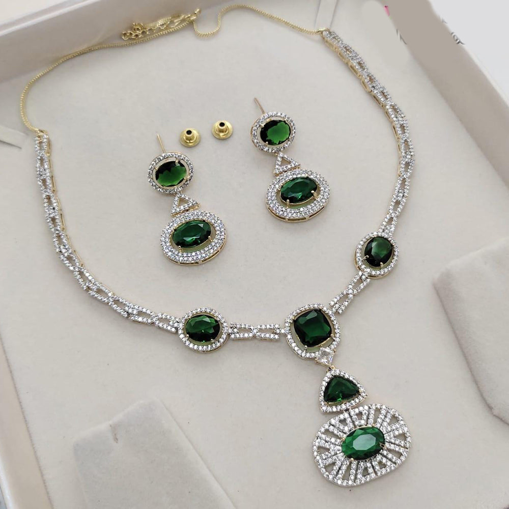 Kavita Art American Diamond Necklace Set