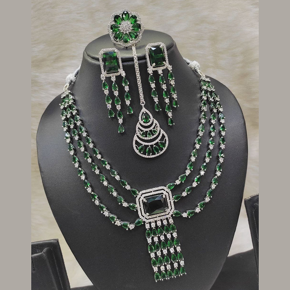 Kavita Art American Diamond Necklace Set