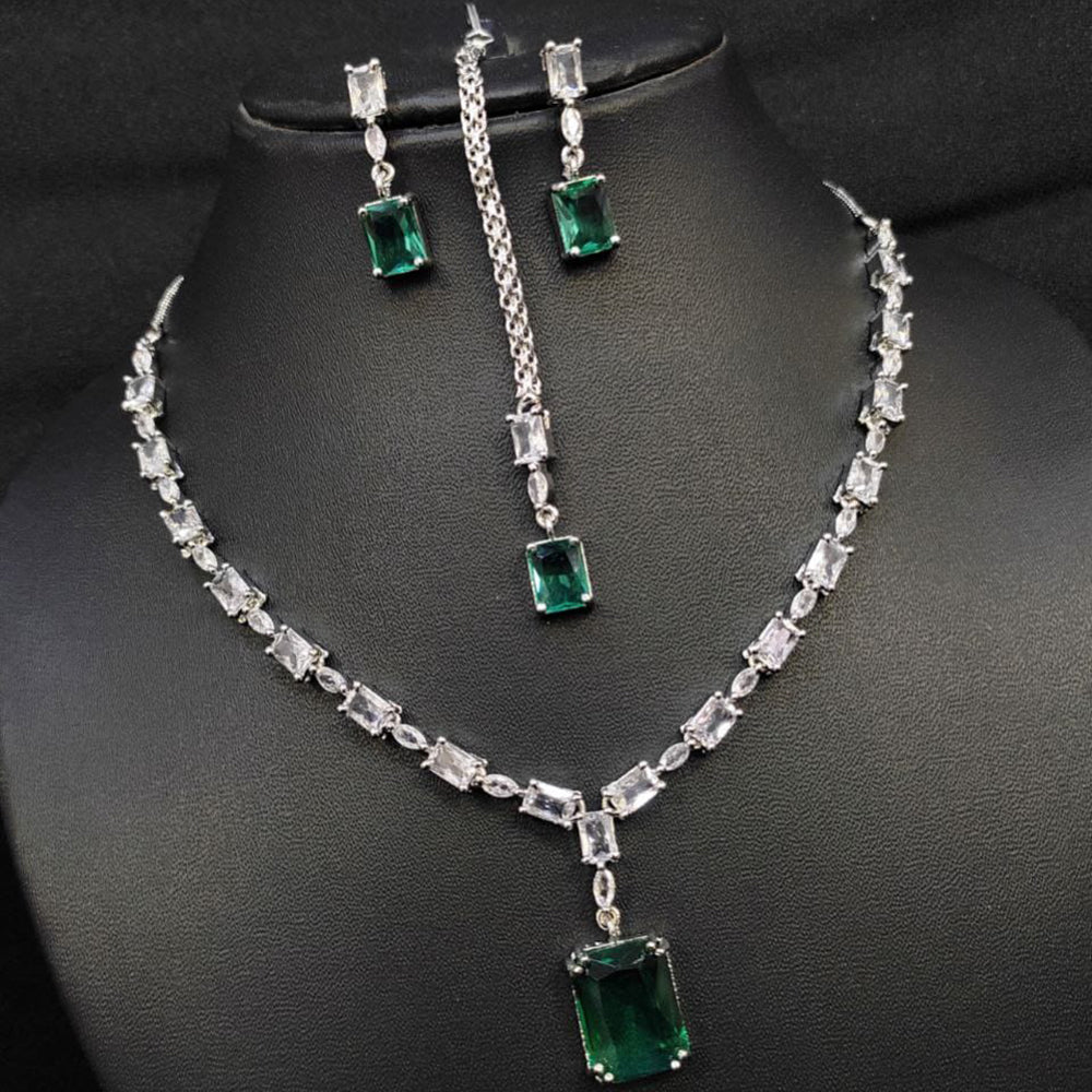 Kavita Art American Diamond Necklace Set