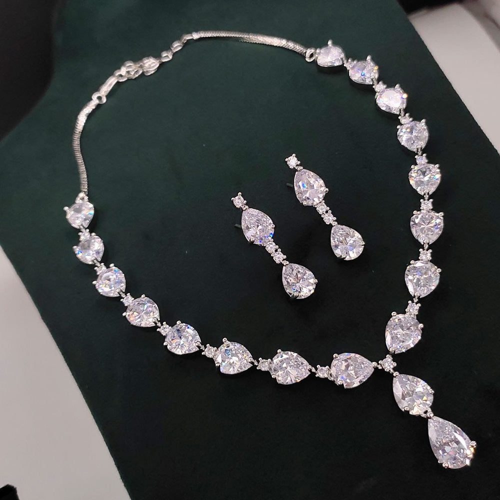 Kavita Art American Diamond Necklace Set