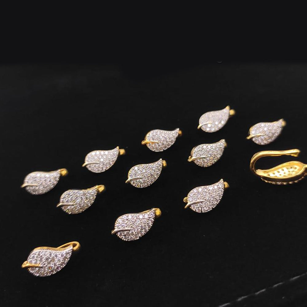 Kavita Art Dazzling Sparkling Austrian Stone Nose Pin