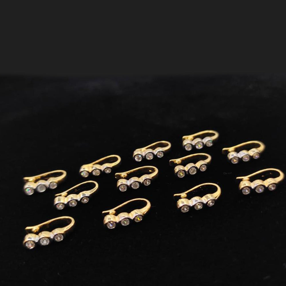 Kavita Art Dazzling Sparkling Austrian Stone Nose Pin