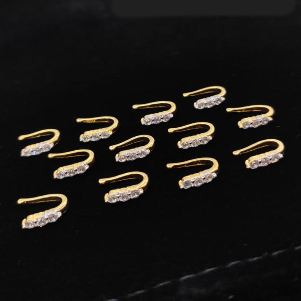 Kavita Art Dazzling Sparkling Austrian Stone Nose Pin