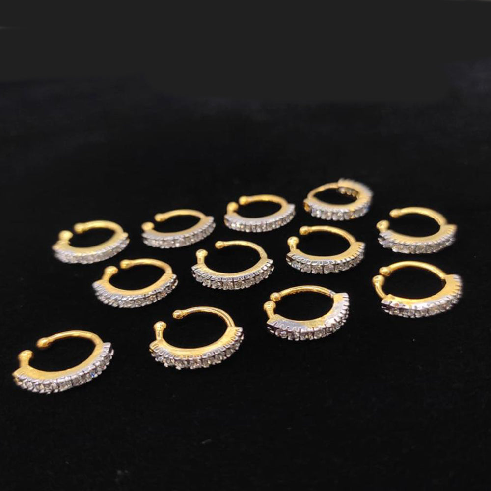 Kavita Art Dazzling Sparkling Austrian Stone Nose Pin