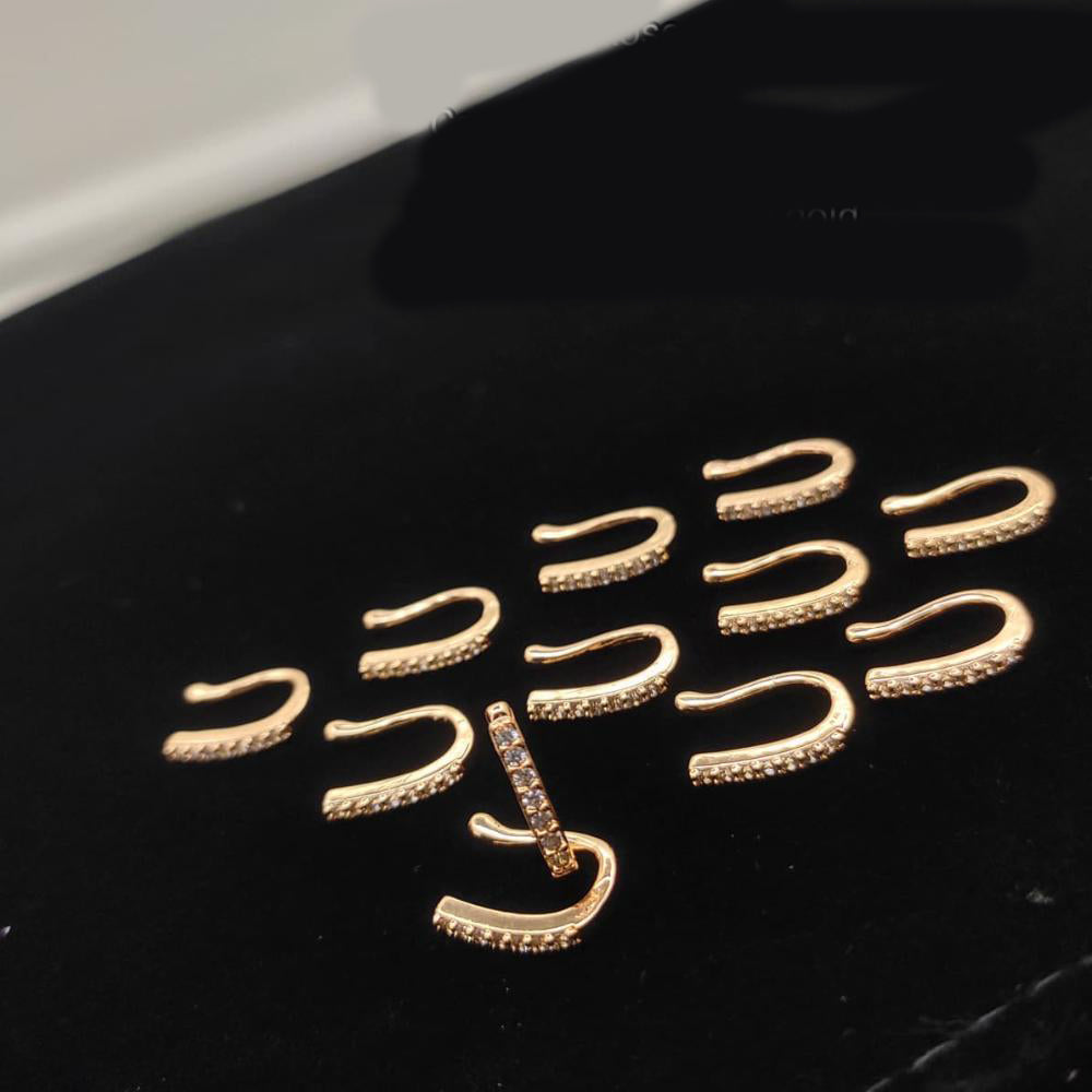 Kavita Art Dazzling Sparkling Austrian Stone Nose Pin