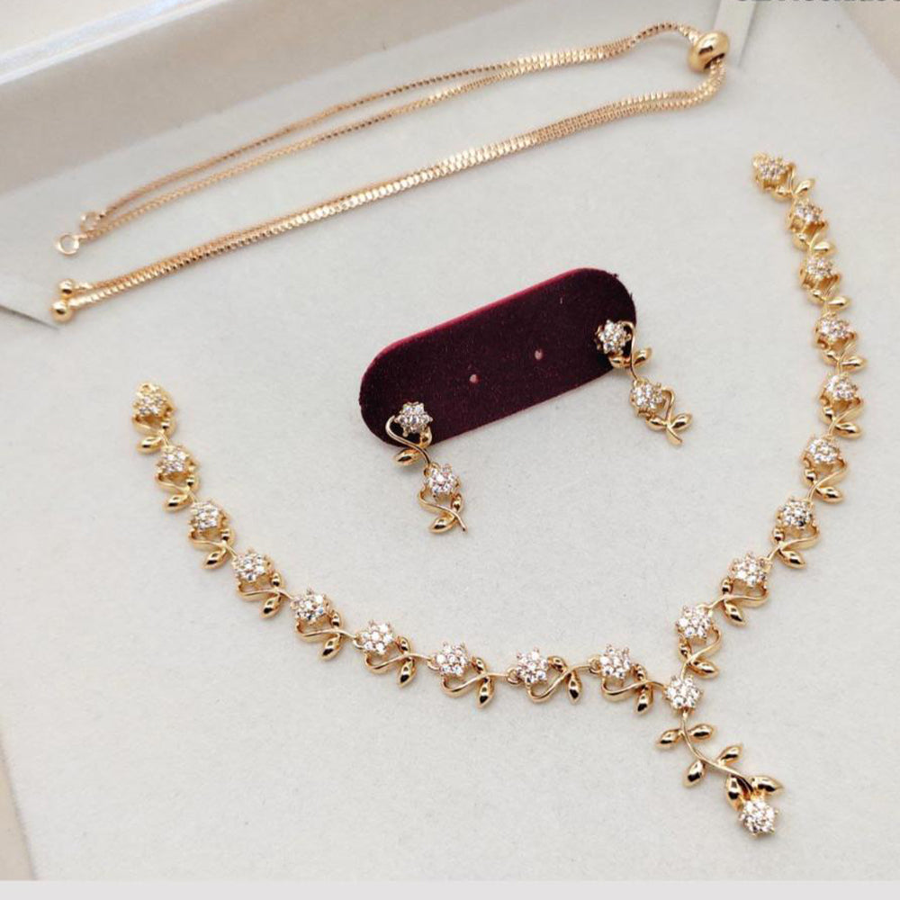 Kavita Art Sparkling Austrian Stone Necklace Set