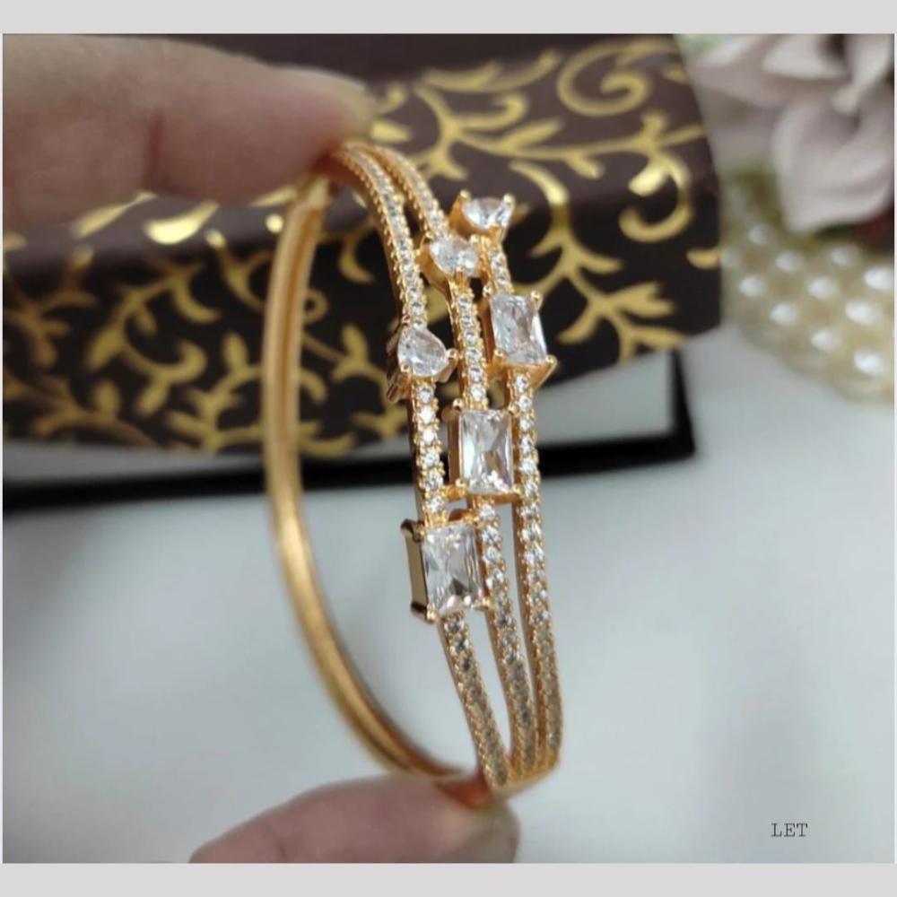 Kavita Art Elegant Openable Bracelet With Austrian Stone for Festive & Wedding Wear