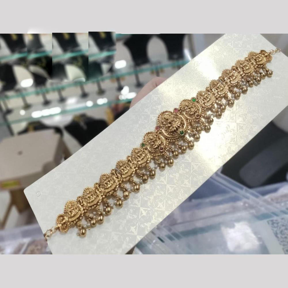 Kavita Art Wedding Temple Waist Belt Goddess Laxmi Temple Kamarbandh for Women