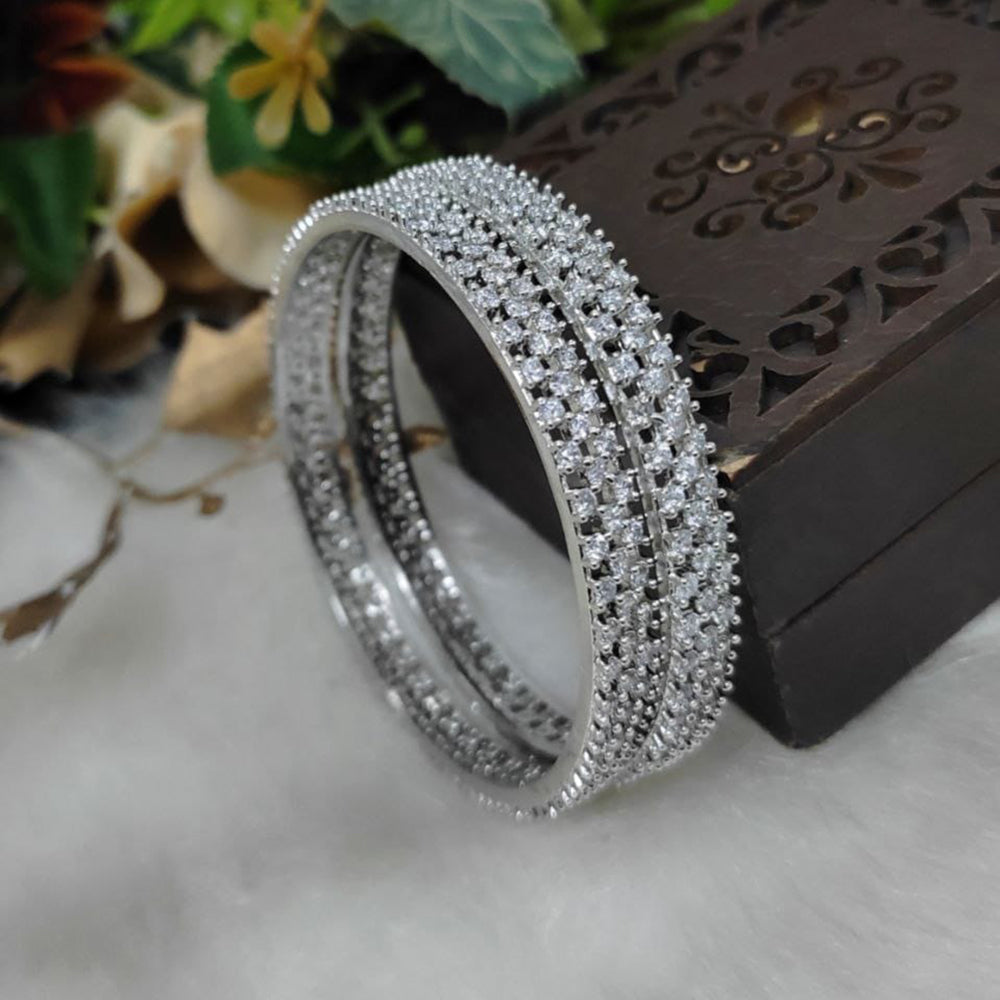 Kavita Art Festive Elegant Austrian Stone Bangles Set