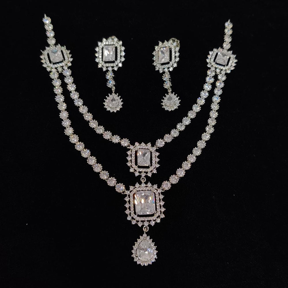 Kavita Art Designer American Daimond Necklace Set