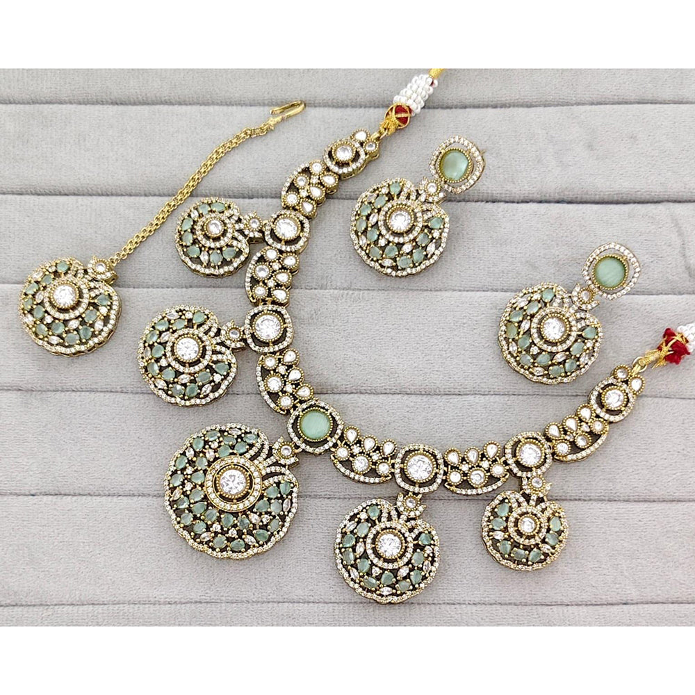 Kavita Art Stylish American Diamond Necklace Set for Girls & Women