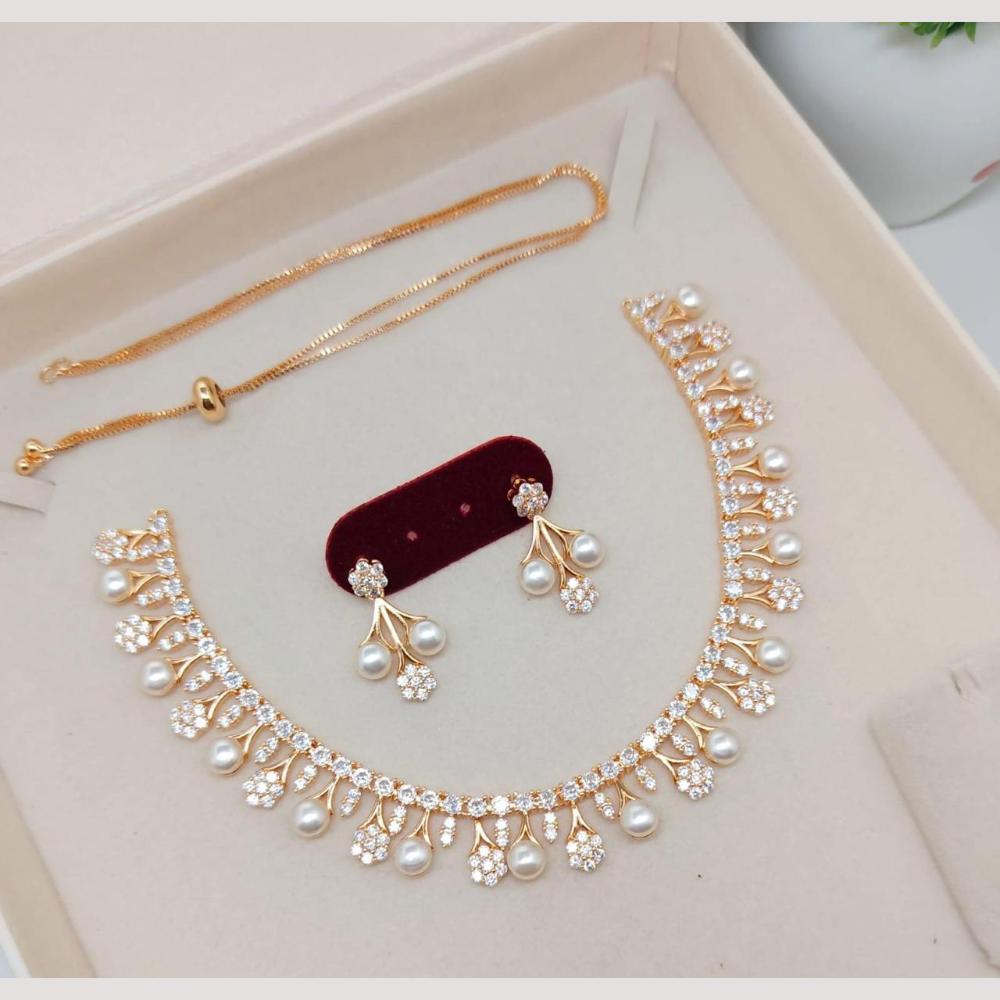 Kavita Art Glamorous Austrian Stone Necklace Set