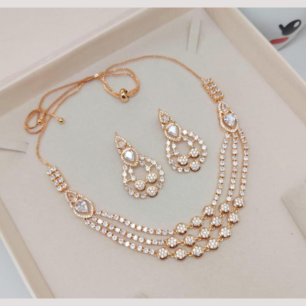 Kavita Art Glamorous Austrian Stone Necklace Set